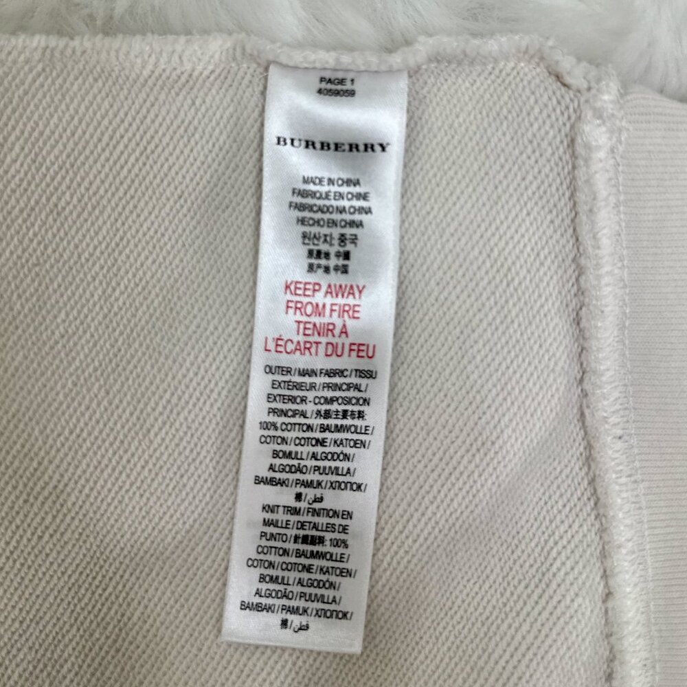Burberry “Rain Check” Graphic Sweatshirt - Picture 9 of 9